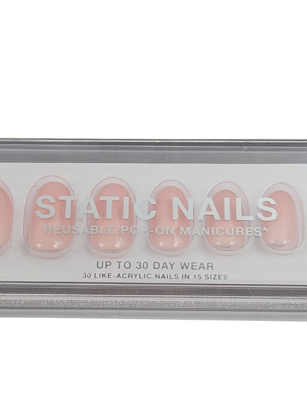 Static Nails Reusable Pop On Manicures Up to 30 Days Jet Setter Round NIP - Picture 2 of 11